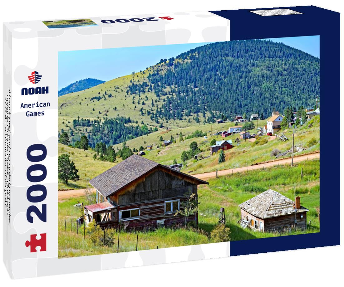 Noah Jigsaw Puzzle Abandoned and occupied properties outside Cripple Creek, Colorado, U.S.A., a reminder of its gold mining boom town past 2000 pieces