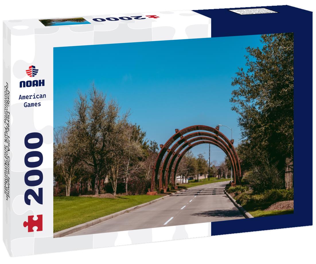 Katy, Texas, USA: Cane Island Residential Home Community with Community Park and Amenities,located near Houston, Texas 2000pc Puzzle