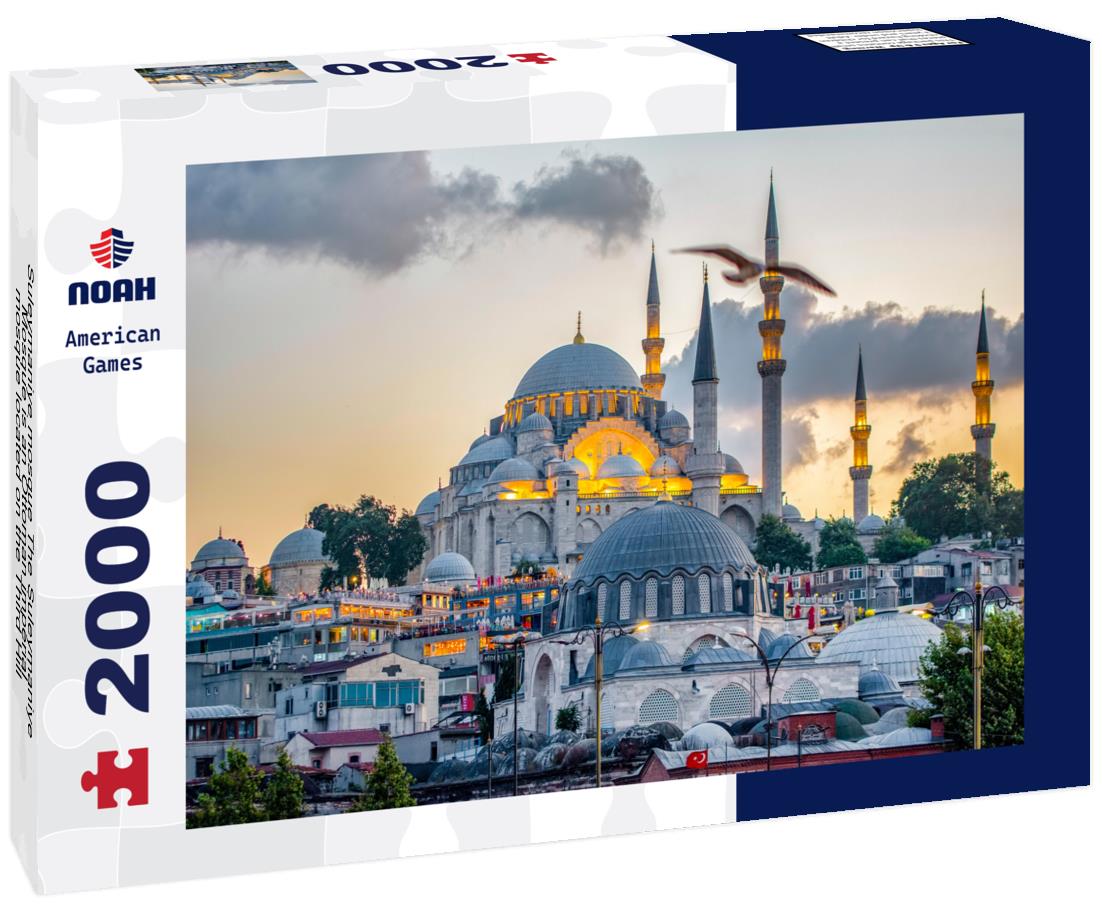 Suleymaniye mosque The Suleymaniye Mosque is an Ottoman imperial mosque located on the Third Hill of Istanbul, Turkey 2000pc Puzzle