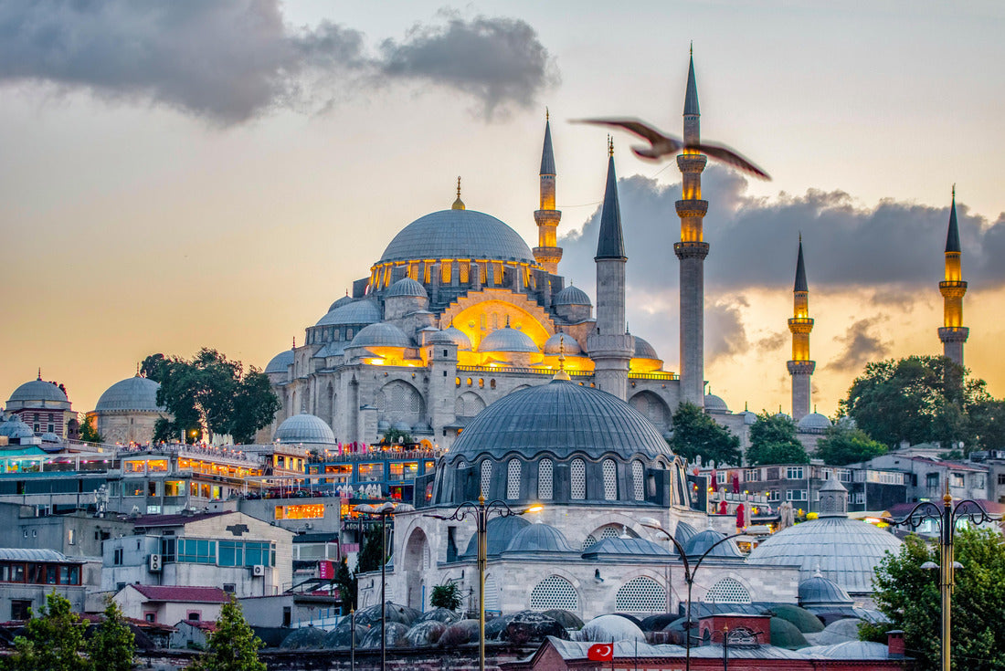 Suleymaniye mosque The Suleymaniye Mosque is an Ottoman imperial mosque located on the Third Hill of Istanbul, Turkey 2000pc Puzzle