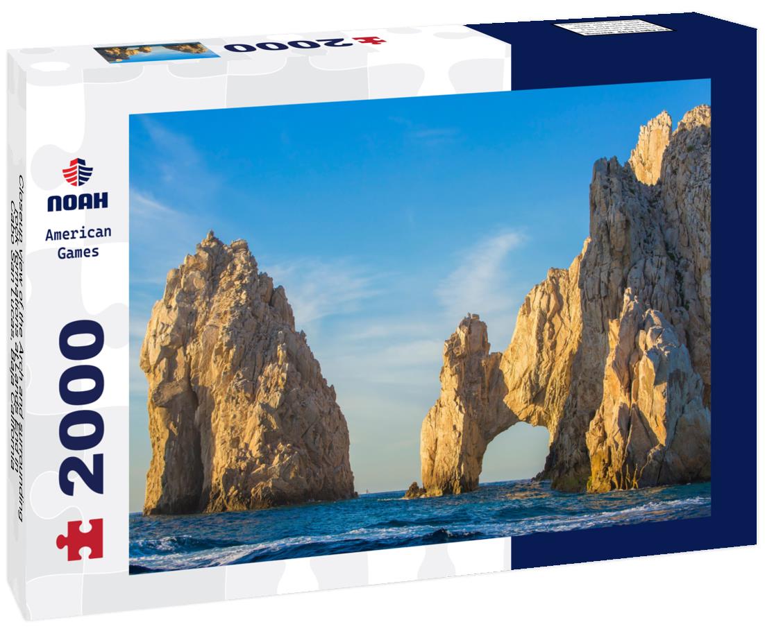 Closeup view of the Arch and surrounding rock formations at Lands End in Cabo San Lucas, Baja California Sur, Mexico 2000pc Puzzle
