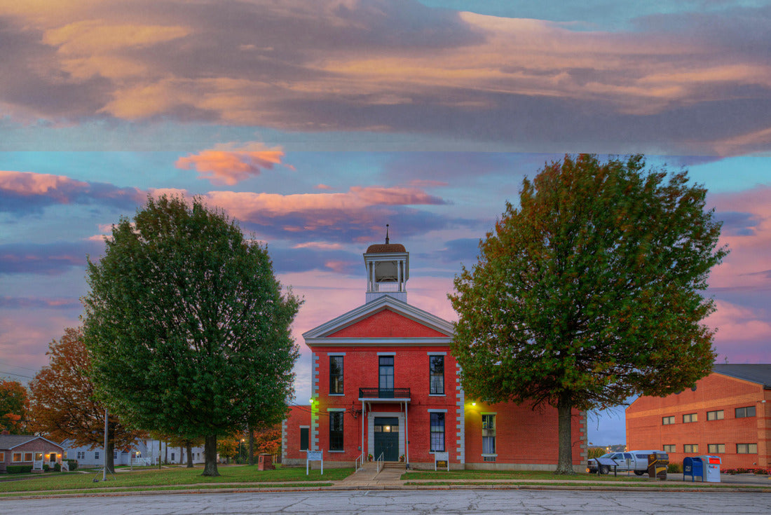 Noah Jigsaw Puzzle Old Phelps County Courthouse A brick structure of Greek Revival design constructed in 1860 just before the civil war 2000 pieces