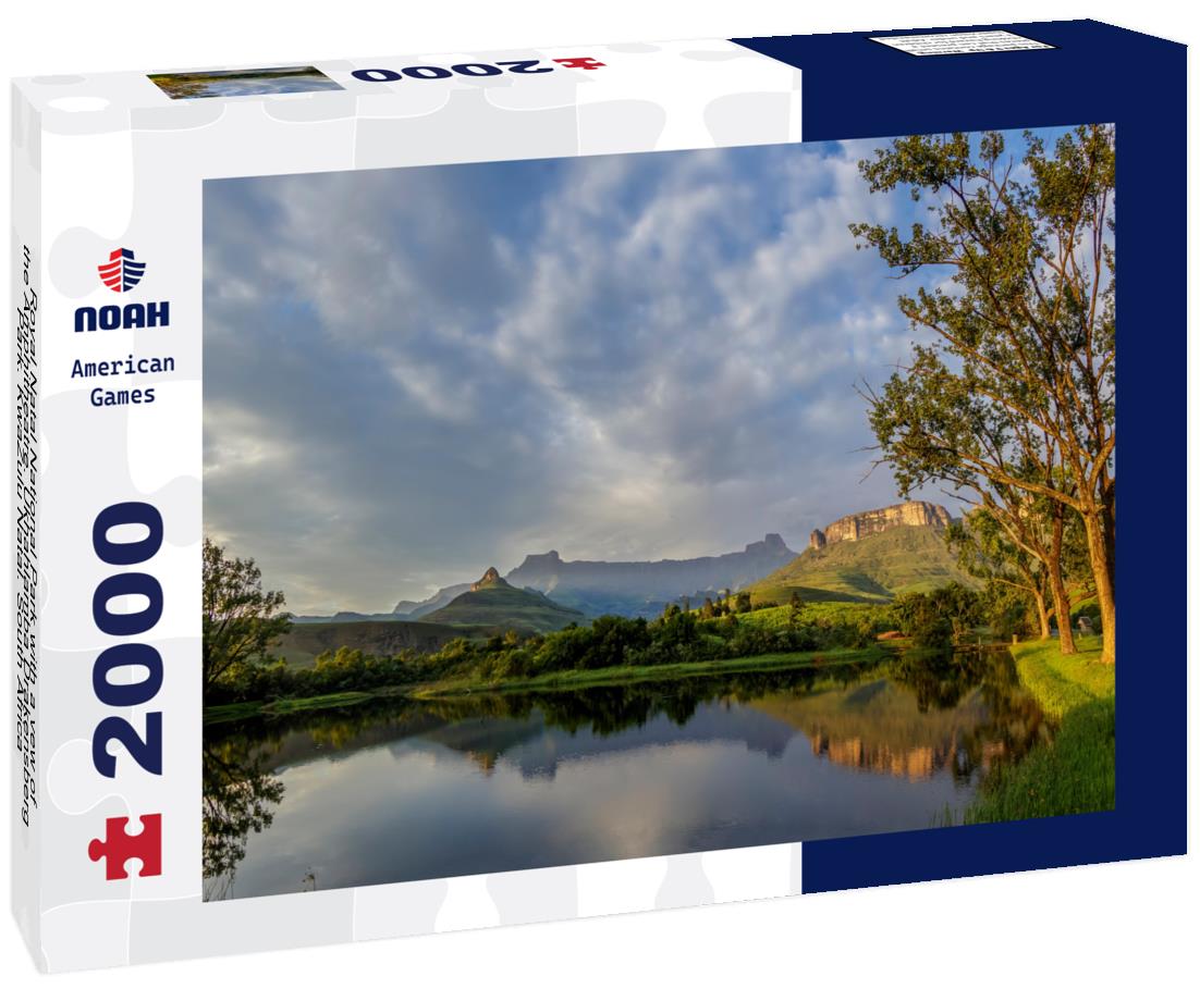 Noah Jigsaw Puzzle Royal Natal National Park with a vew of the Amphitheatre. Ukhahlamba Drakensberg Park. KwaZulu Natal. South Africa 2000 pieces