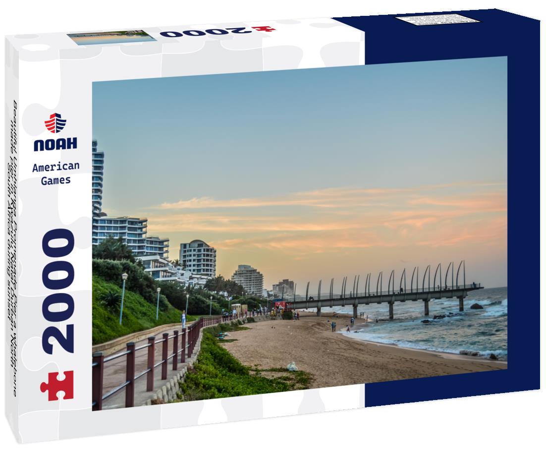 Noah Jigsaw Puzzle Beautiful Umhlanga Promenade Pier a whalebone made pier in Kwazulu Natal Durban North South Africa during sunset 2000 pieces