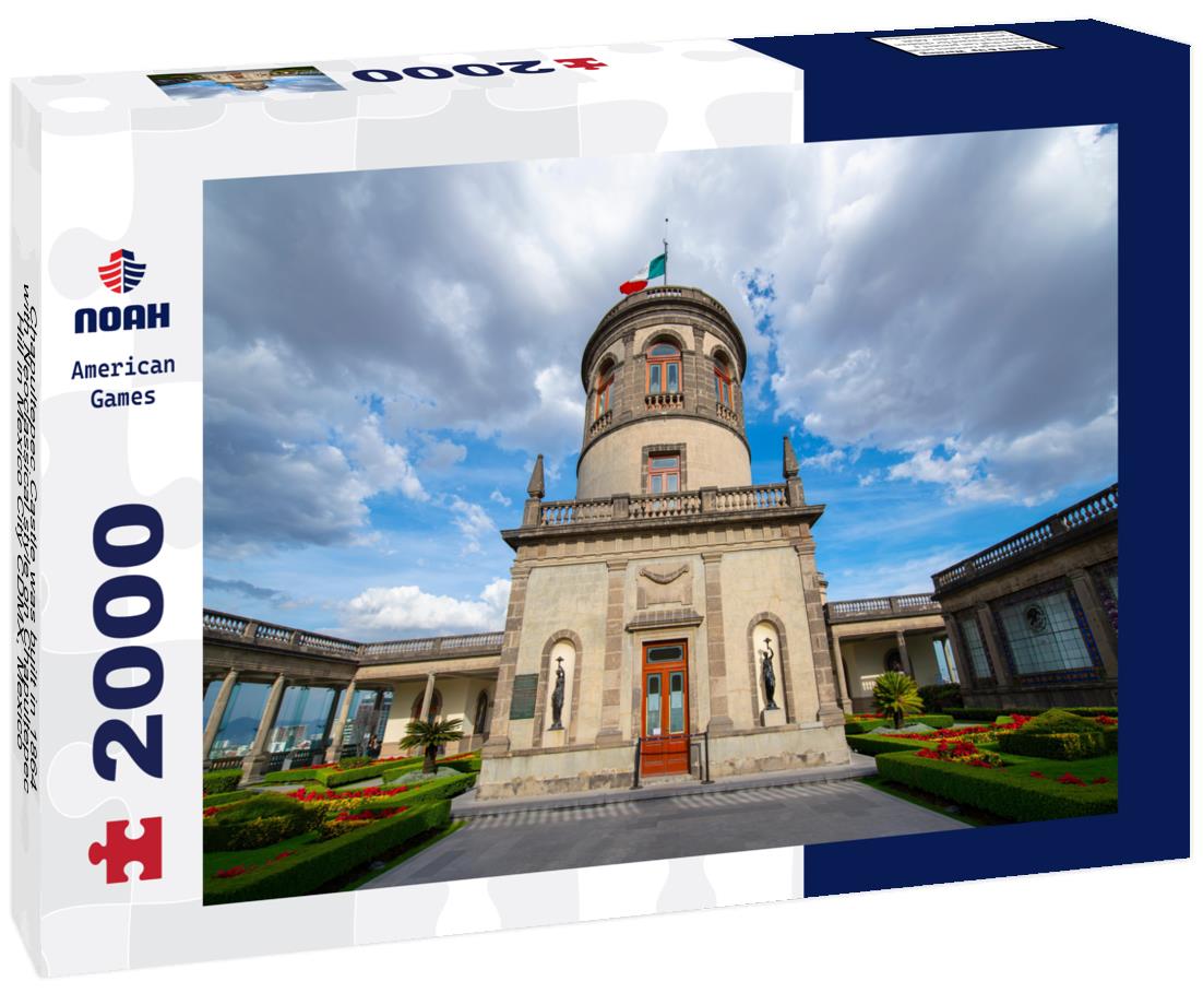Noah Jigsaw Puzzle Chapultepec Castle was built in 1864 with Neoclassical style on Chapultepec Hill in Mexico City CDMX, Mexico 2000 pieces