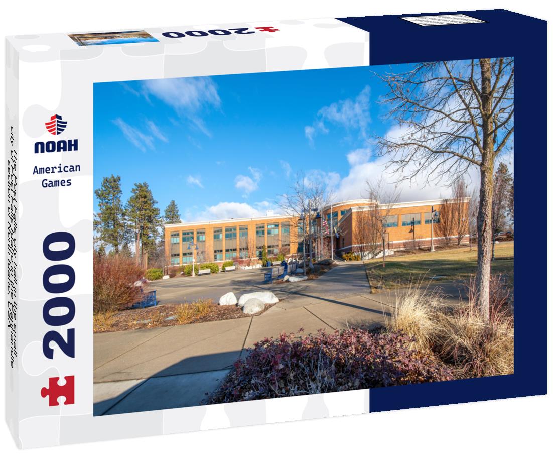 Noah Jigsaw Puzzle The Post Falls city hall in the small city of Post Falls Idaho in the Panhandle section of North Idaho, USA 2000 pieces