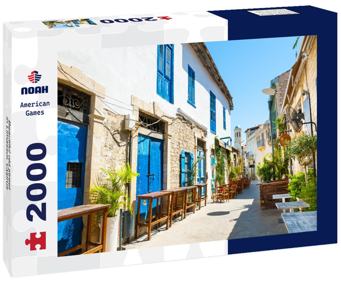 Noah Jigsaw Puzzle Beautiful old street in Limassol, Cyprus 2000 Pieces