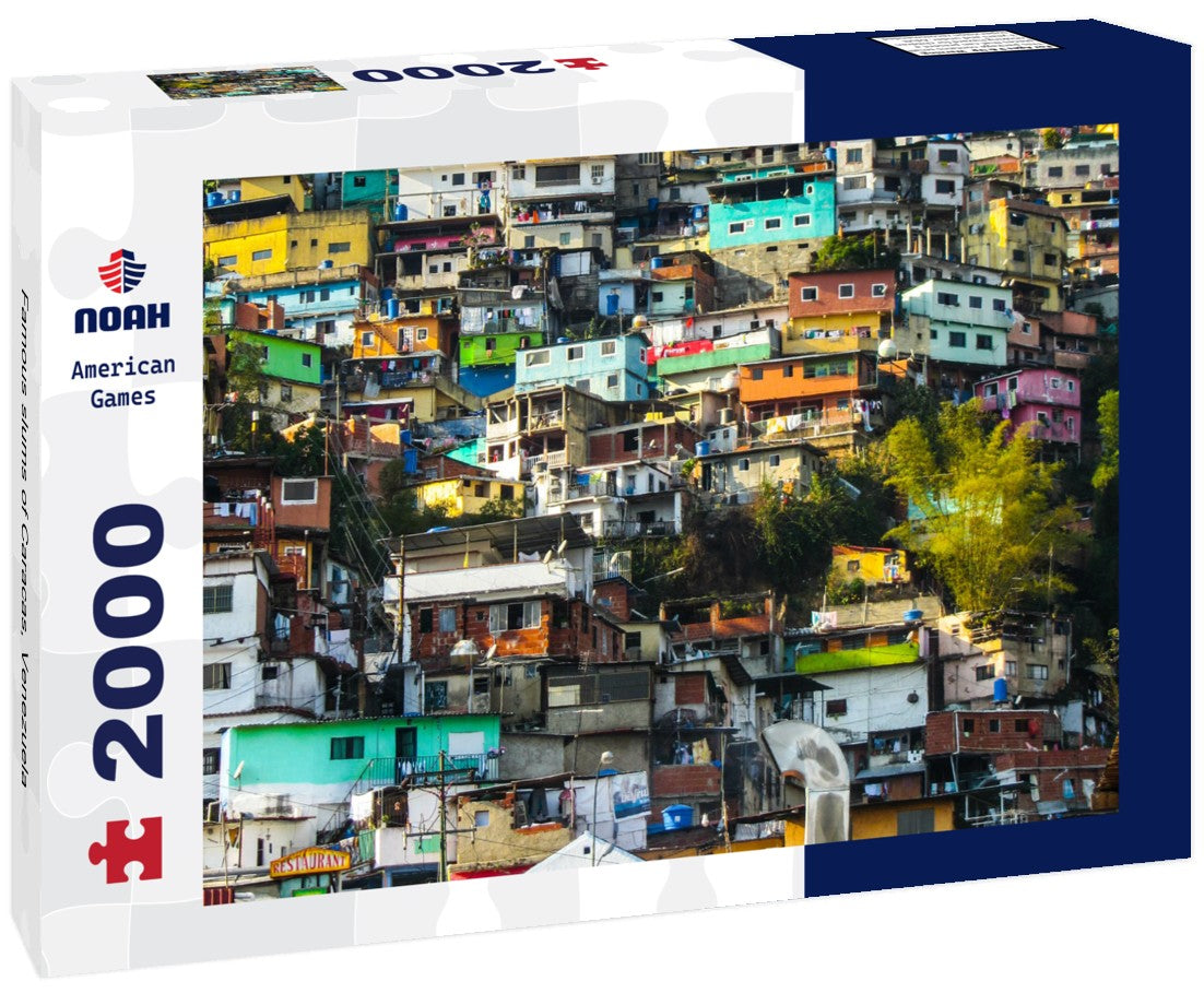 Noah Jigsaw Puzzle Famous slums of Caracas, Venezuela 2000 Pieces