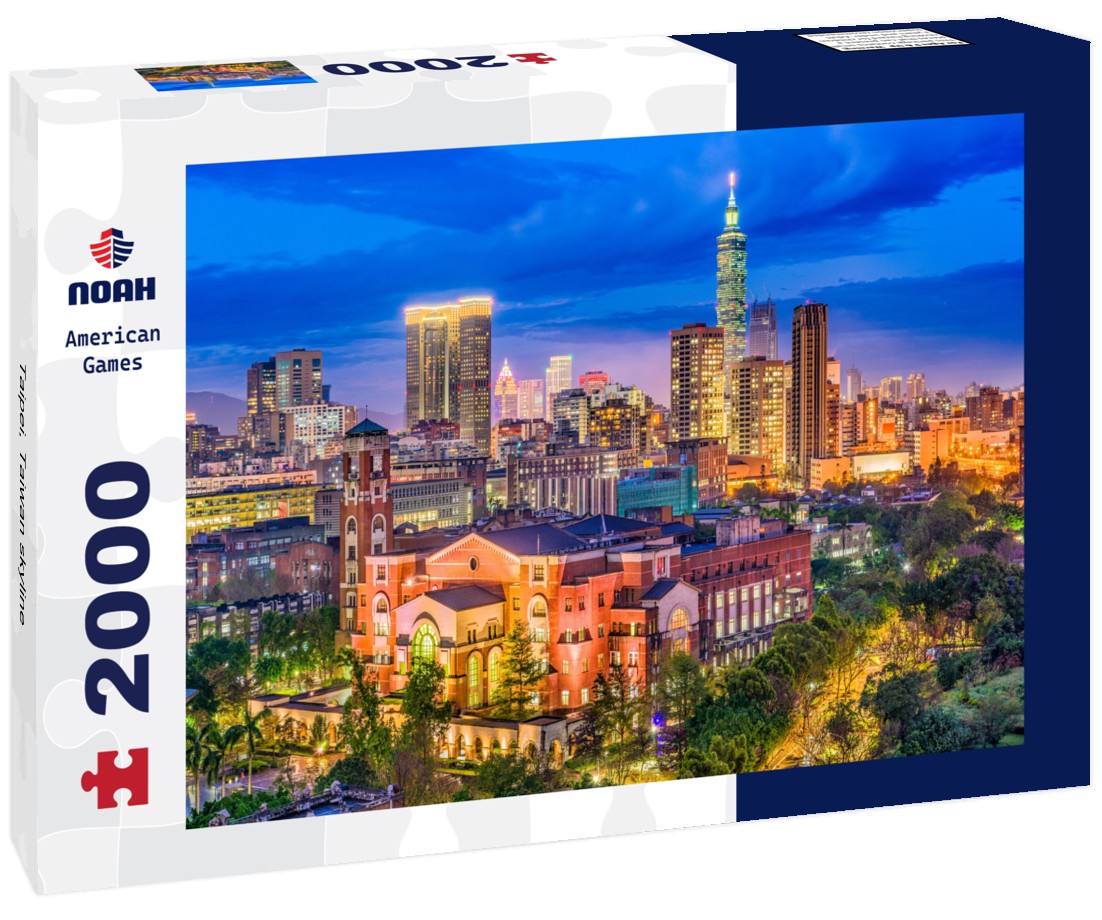 Noah Jigsaw Puzzle Taipei, Taiwan skyline 2000 Pieces