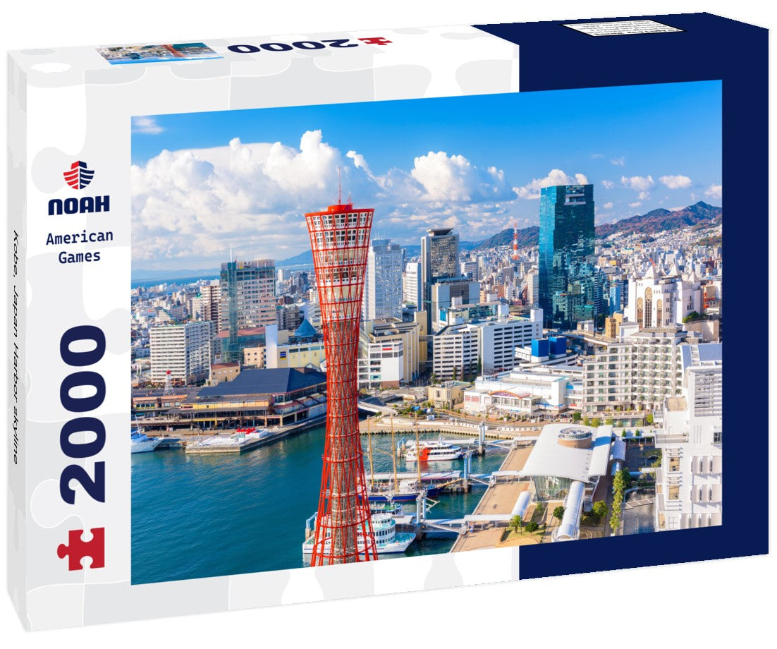 Noah Jigsaw Puzzle Kobe, Japan Harbor skyline 2000 Pieces