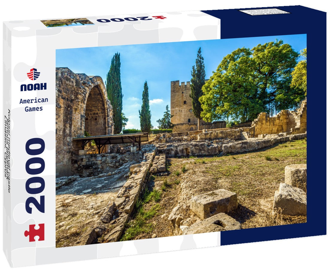 Noah Jigsaw Puzzle Kolossi medieval castle, famous landmark, Limassol, Cyprus 2000 Pieces