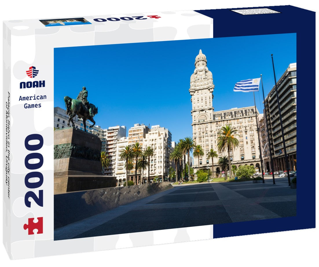 Noah Jigsaw Puzzle Palacio Salvo in the city center of Montevideo, Uruguay 2000 Pieces