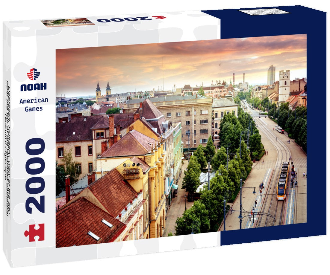Noah Jigsaw Puzzle Debrecen, Hungary, view of the city from the top of the reformed cathedral, beautiful cityscape 2000 Pieces