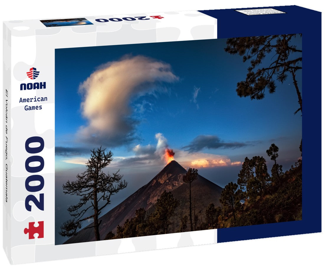 Noah Jigsaw Puzzle El Volcán de Fuego, Guatemala 2000 Pieces