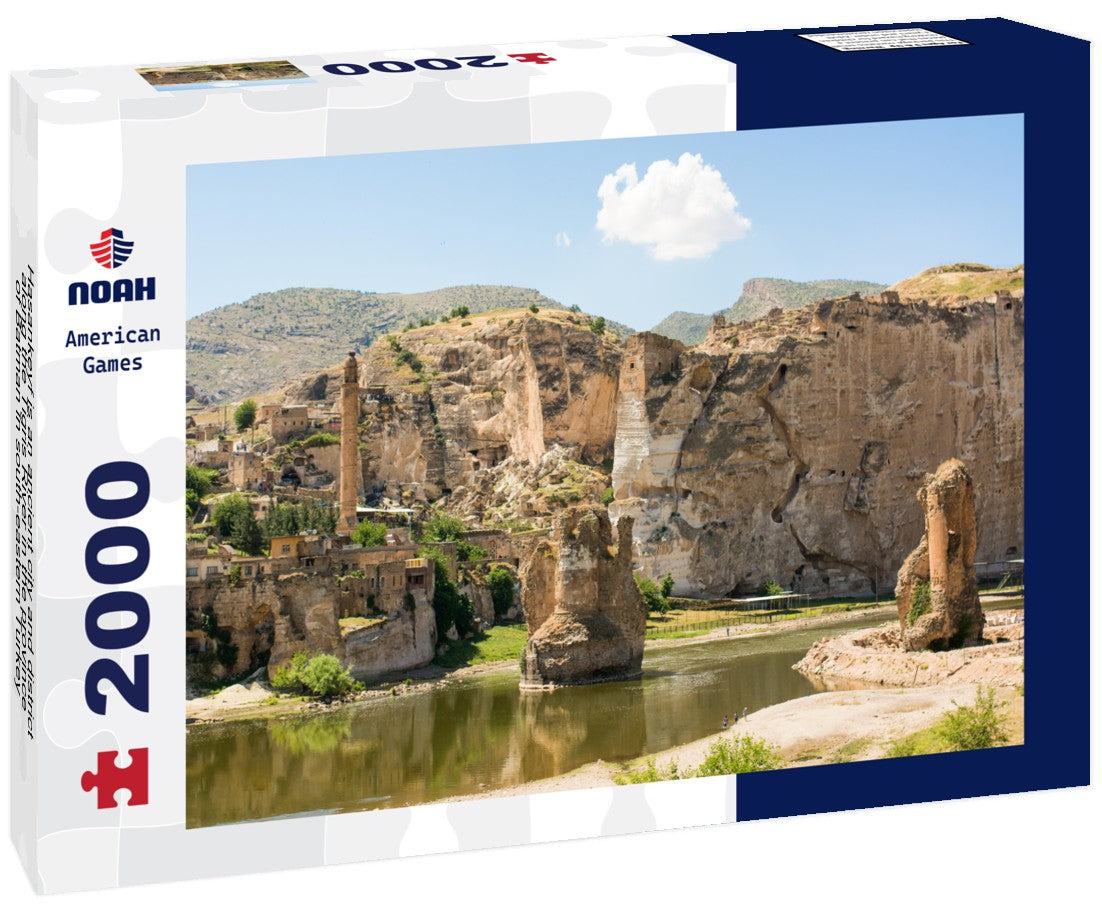 Noah Jigsaw Puzzle Hasankeyf is an ancient city and district along the Tigris River in the province of Batman in south-eastern Turkey 2000 Pieces