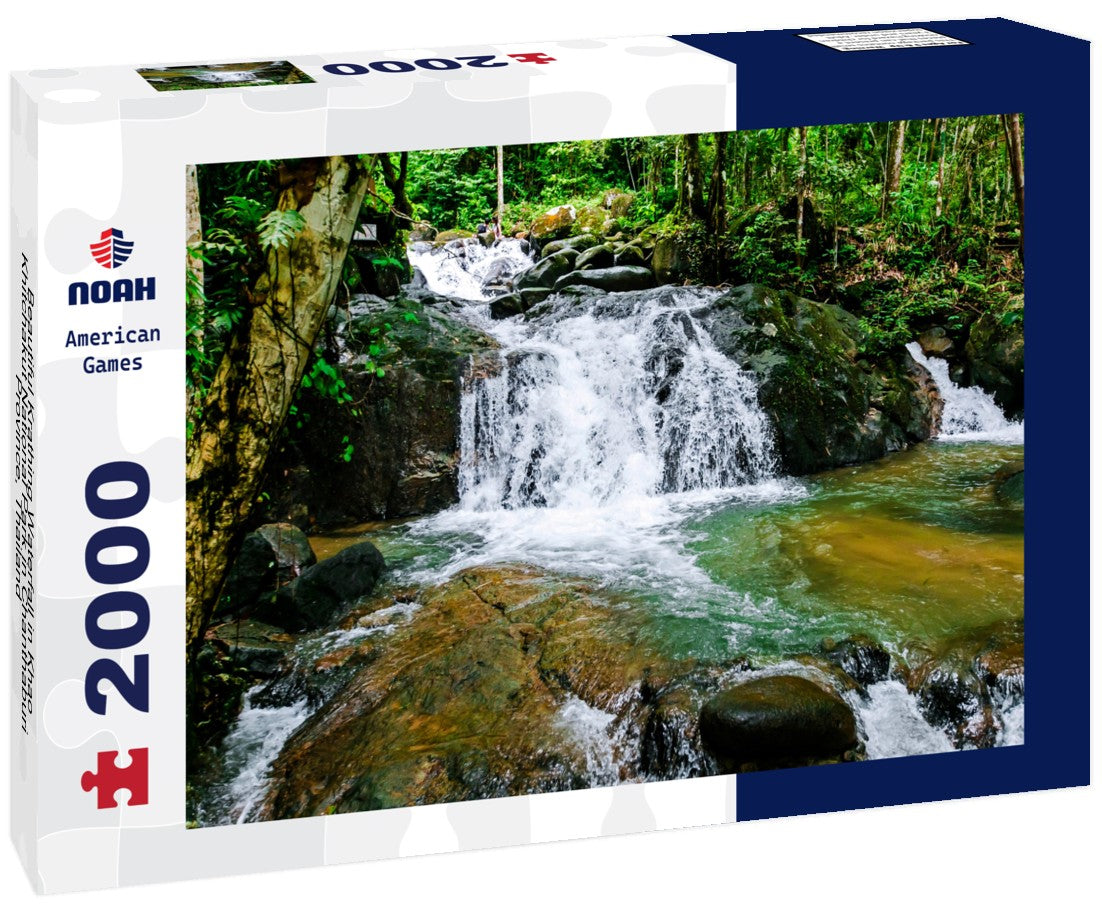 Noah Jigsaw Puzzle Beautiful Krathing Waterfall in Khao Khitchakut National Park in Chanthaburi Province, Thailand 2000 Pieces