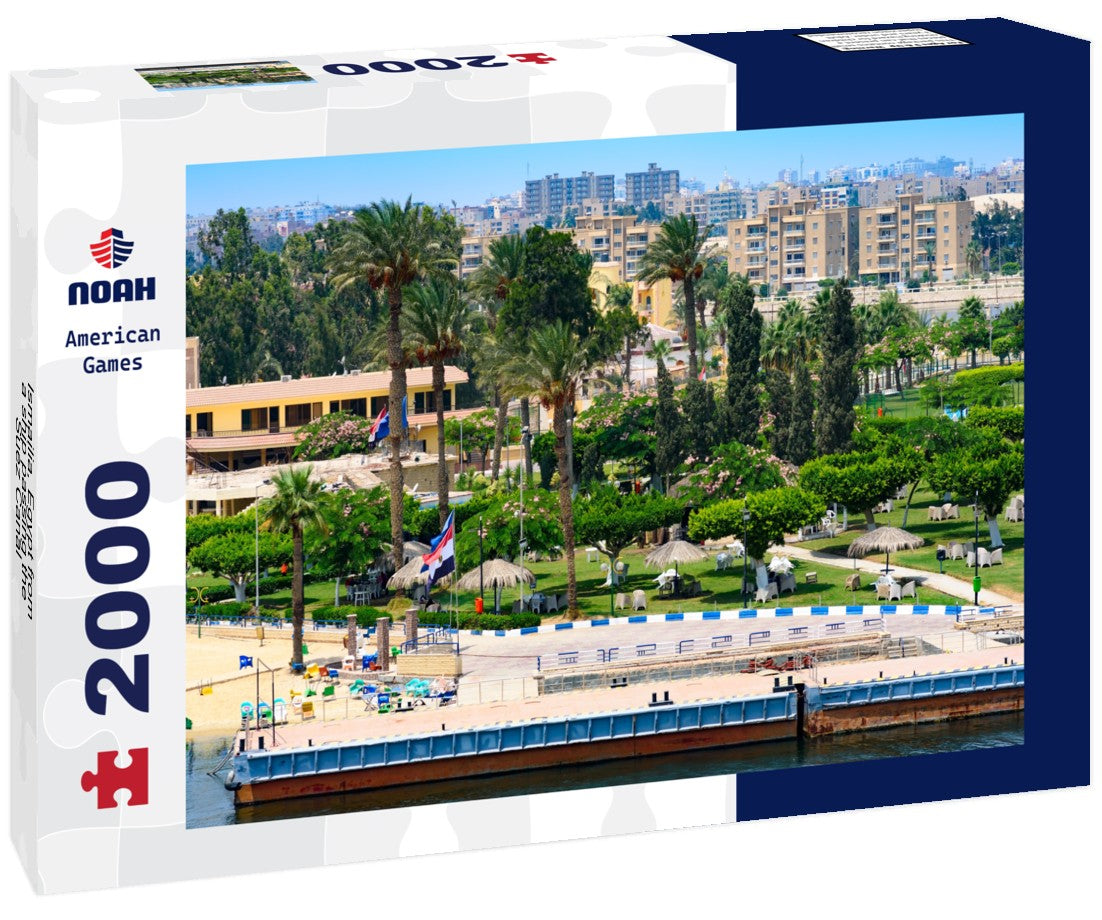 Noah Jigsaw Puzzle Ismailia, Egypt from a ship passing the Suez Canal 2000 Pieces