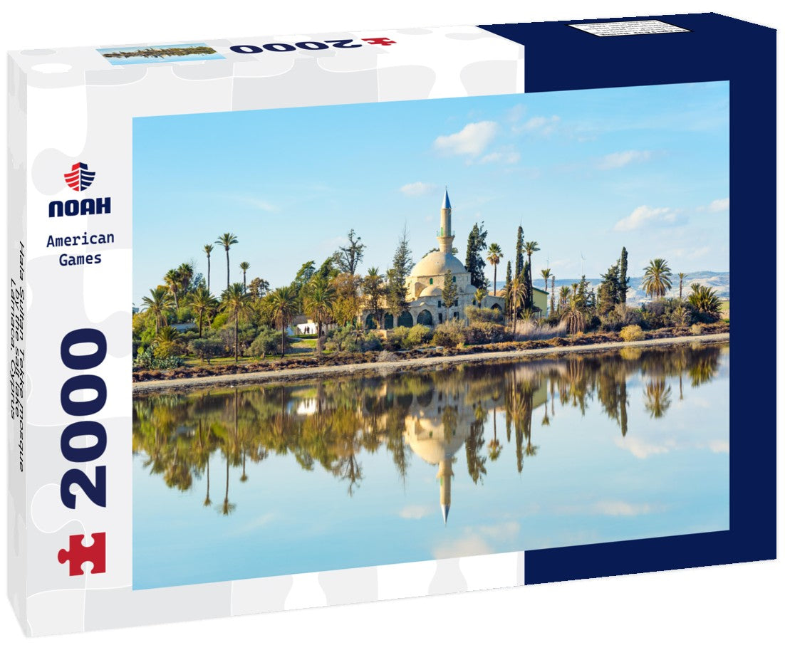 Noah Jigsaw Puzzle Hala Sultan Tekke mosque by the salt lake, Larnaca, Cyprus 2000 Pieces