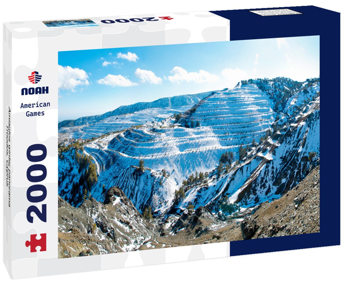 Noah Jigsaw Puzzle Amiantos winter panorama, Troodos, Cyprus 2000 Pieces