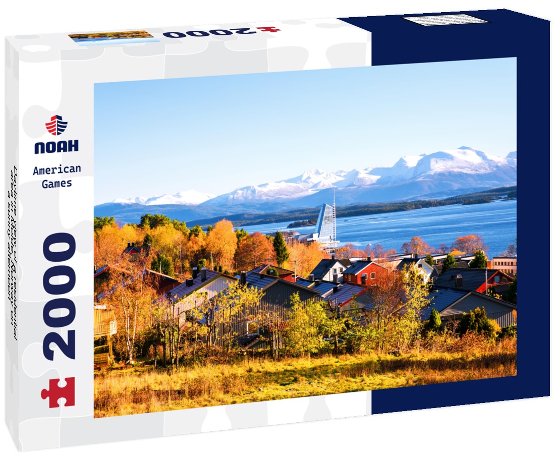 Noah Jigsaw Puzzle Daytime view of a residential area in Molde, Norway on a sunny afternoon 2000 Pieces