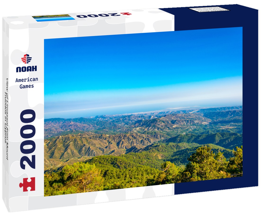 Noah Jigsaw Puzzle View of Limassol from Mount Troodos in Cyprus 2000 Pieces