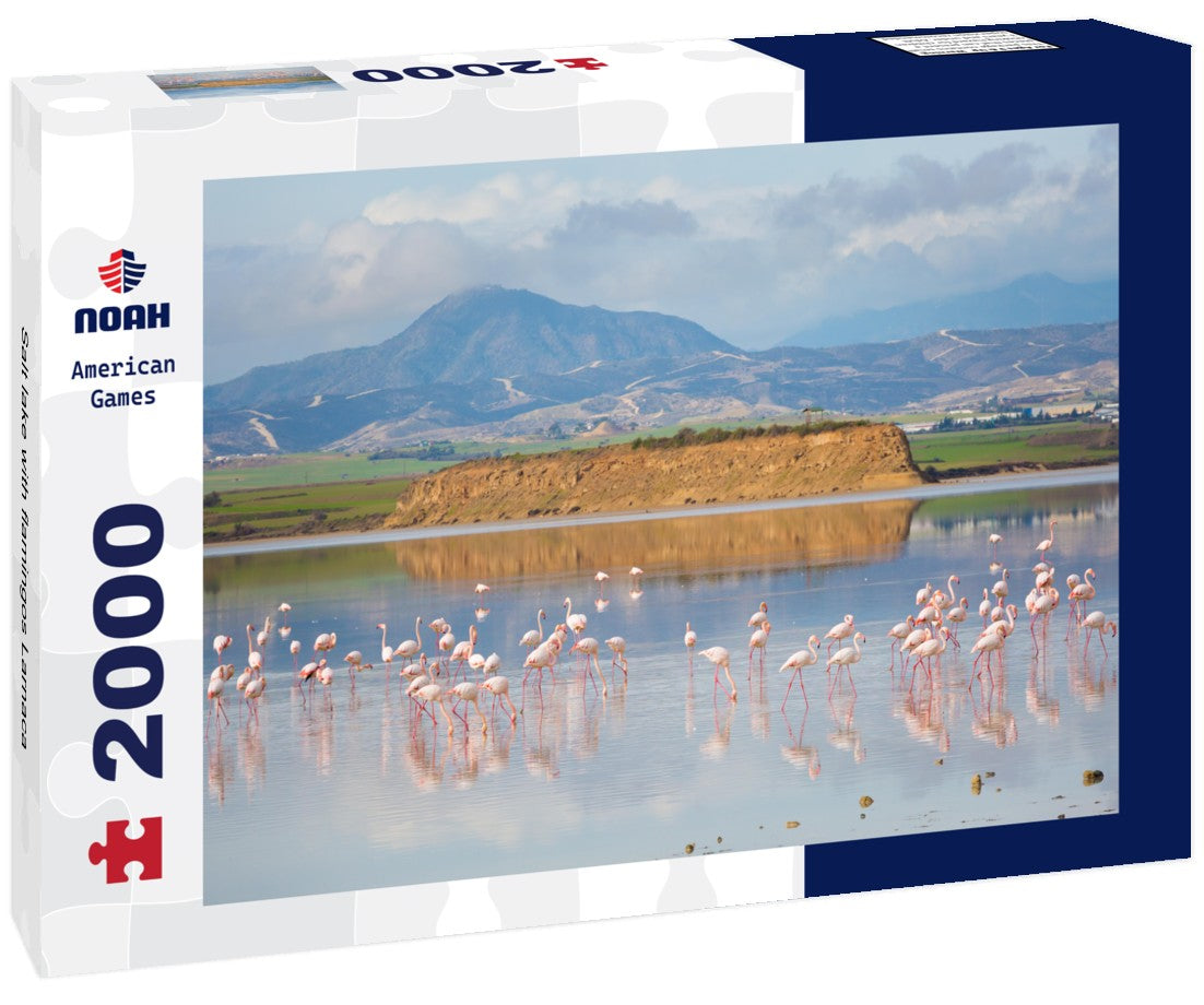 Noah Jigsaw Puzzle Salt lake with flamingos Larnaca 2000 Pieces