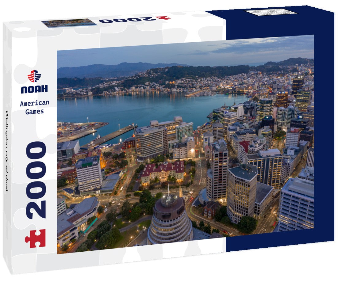 Noah Jigsaw Puzzle Wellington city at dusk 2000 Pieces