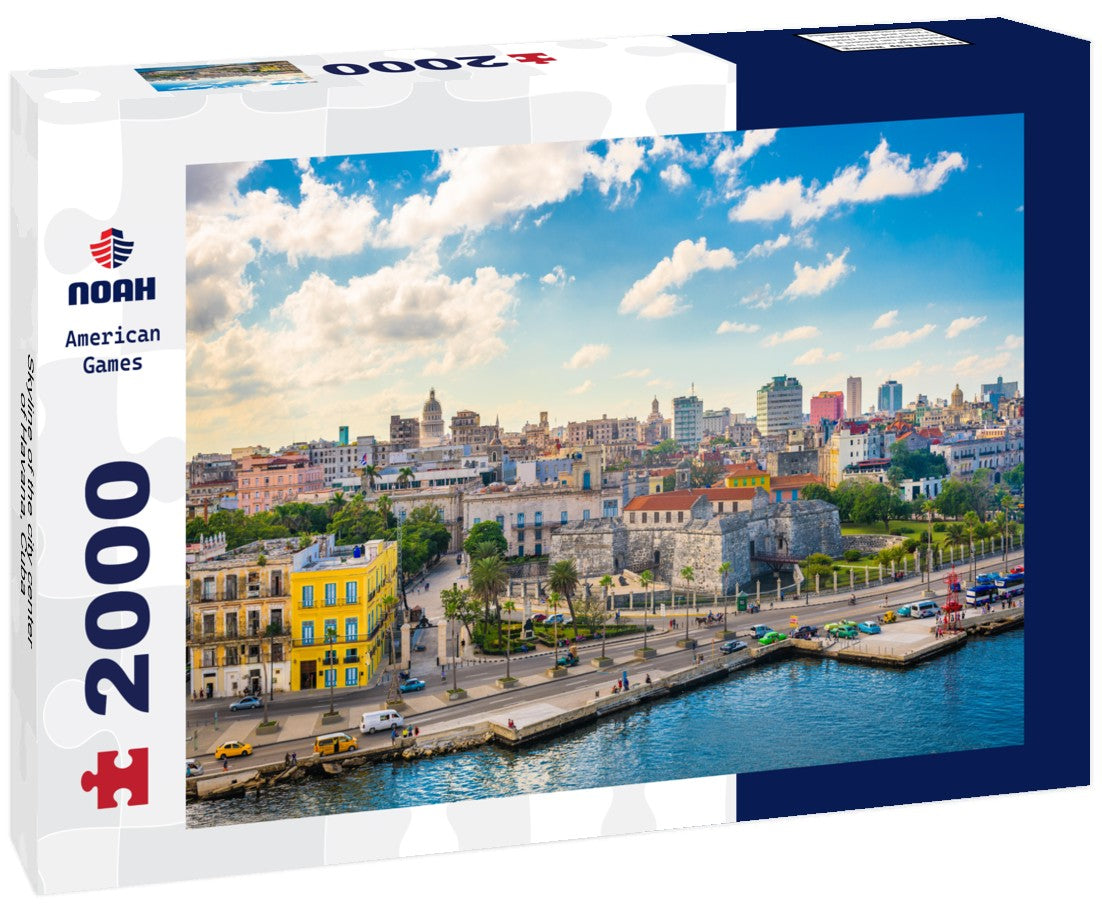 Noah Jigsaw Puzzle Skyline of the city center of Havana, Cuba 2000 Pieces