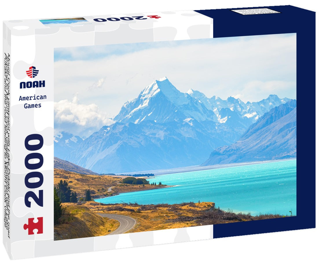 Noah Jigsaw Puzzle Mount Cook viewpoint with Lake Pukaki and the road leading to Mount Cook village Viewpoint with Lake Pukaki and the road leading to Mount Cook village on the South Island of New Zealand 2000 Pieces