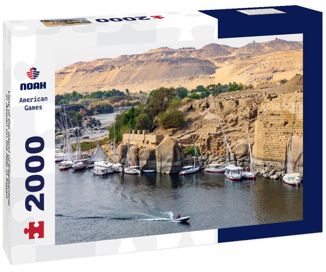 Noah Jigsaw Puzzle View of the island of Elephantine in Aswan on the Nile in Egypt 2000 Pieces