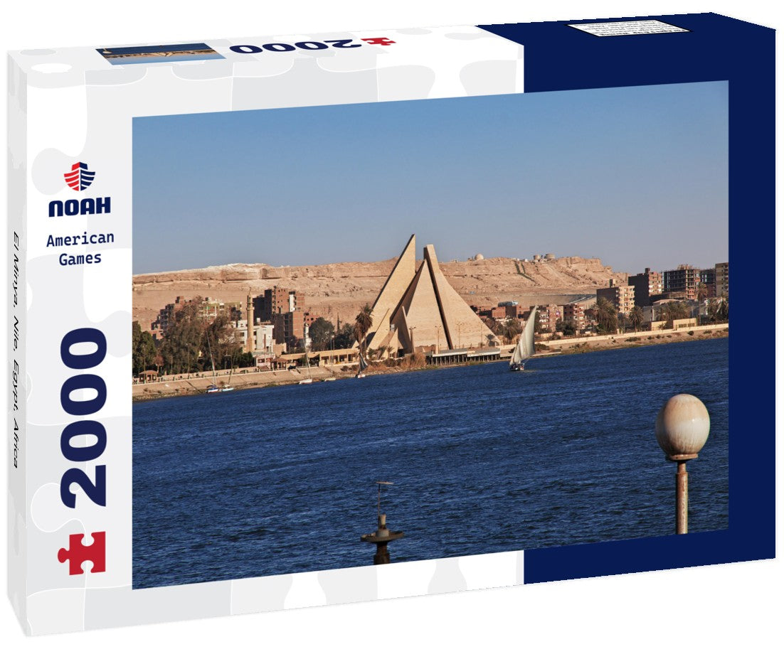 Noah Jigsaw Puzzle El Minya, Nile, Egypt, Africa 2000 Pieces