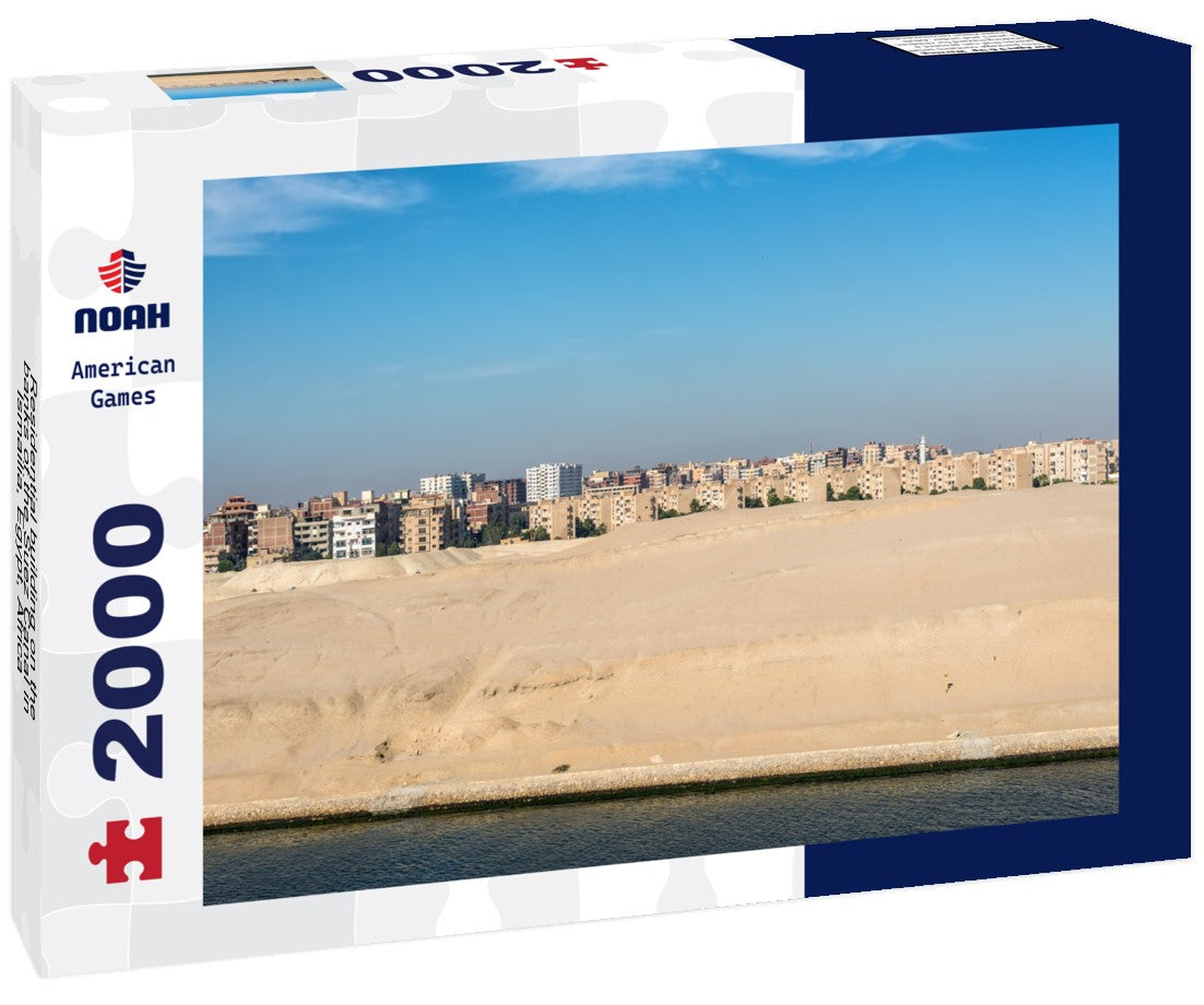 Noah Jigsaw Puzzle Residential building on the banks of the Suez Canal in Ismailia, Egypt, Africa 2000 Pieces