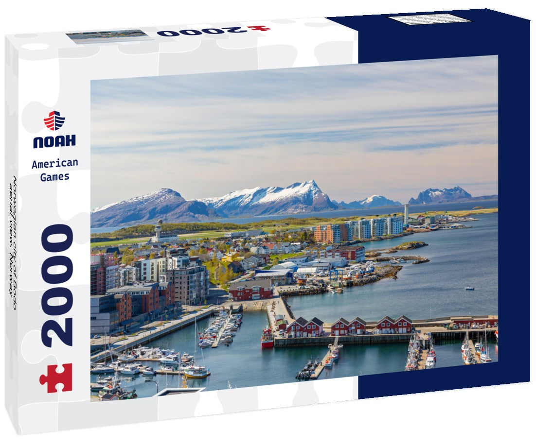 Noah Jigsaw Puzzle Norwegian city of Bodo aerial view, Norway 2000 Pieces