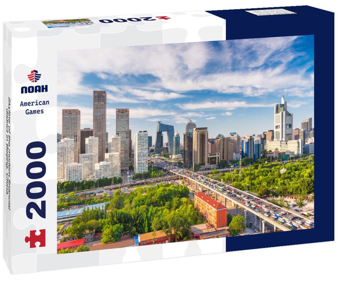 Noah Jigsaw Puzzle Skyline of the modern financial district in Beijing, China 2000 Pieces