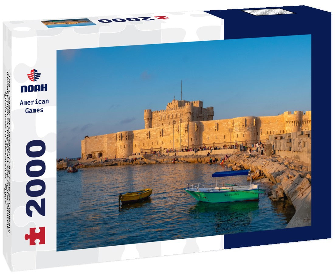 Noah Jigsaw Puzzle The Citadel of Qaitbay (The Fort of Qaitbay), fortress built on the exact site of the famous lighthouse of Alexandria, Egypt 2000 Pieces