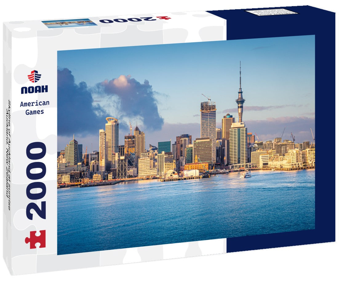 Noah Jigsaw Puzzle Skyline of Auckland at sunrise, Auckland, New Zealand 2000 Pieces