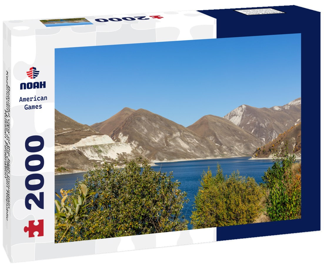 Noah Jigsaw Puzzle Beautiful view of the high mountain Kezenoyam Lake in the Chechen Republic, Russian Federation 2000 Pieces