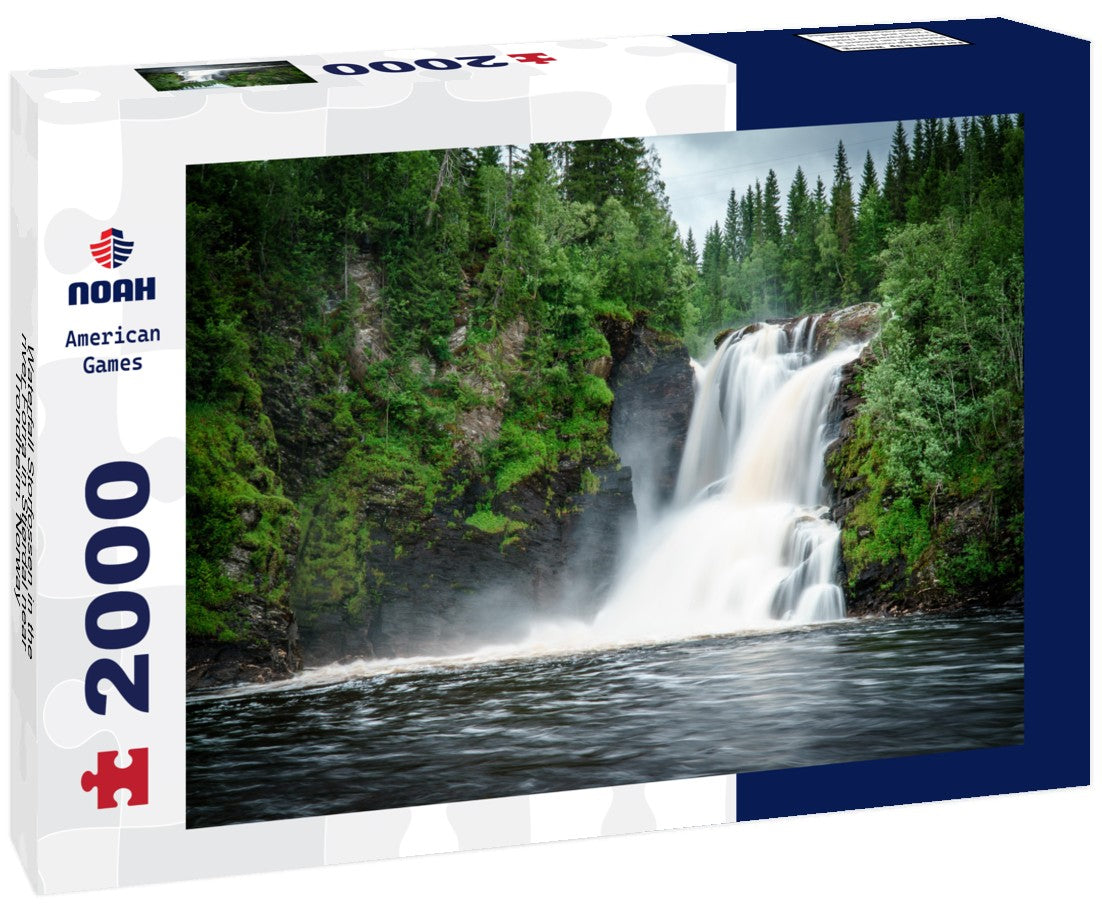 Noah Jigsaw Puzzle Waterfall "Storfossen" in the river Forra in Stjørdal near Trondheim. Norway 2000 Pieces