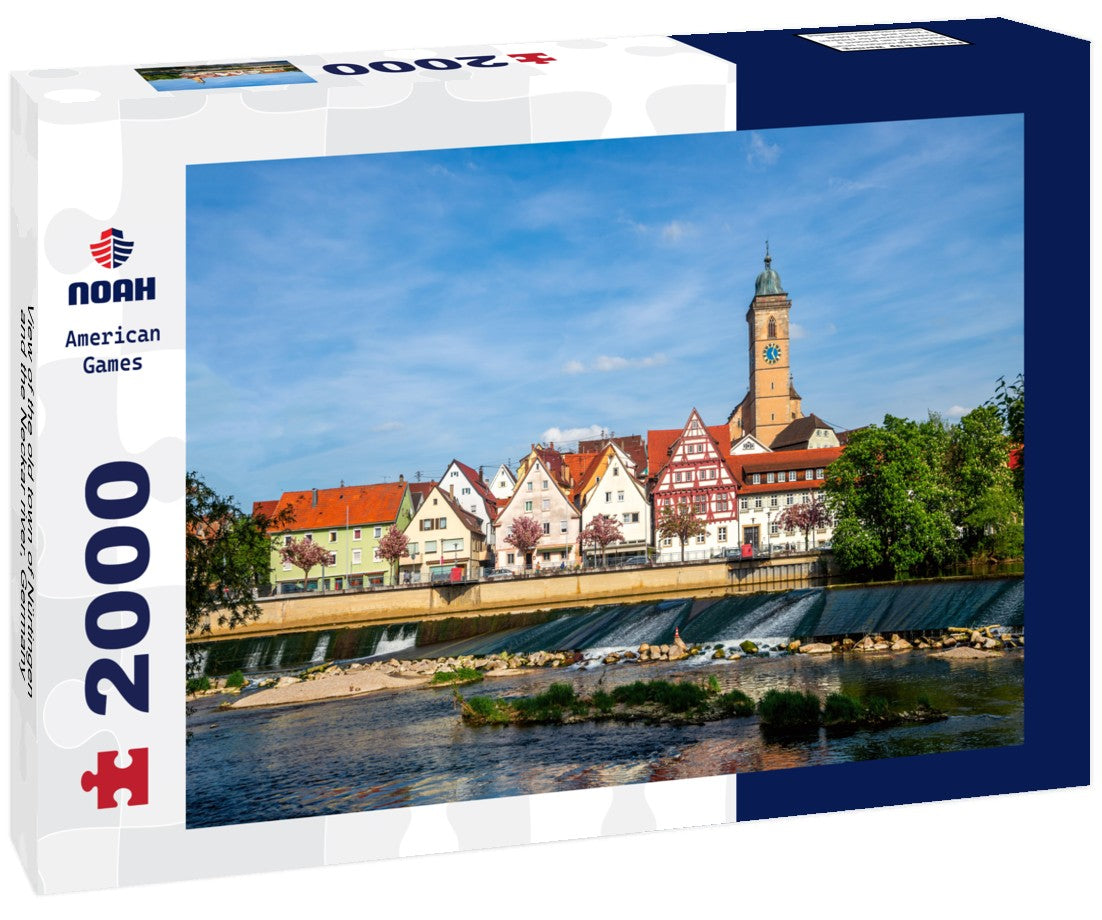 Noah Jigsaw Puzzle View of the old town of Nürtingen and the Neckar river, Germany 2000 Pieces