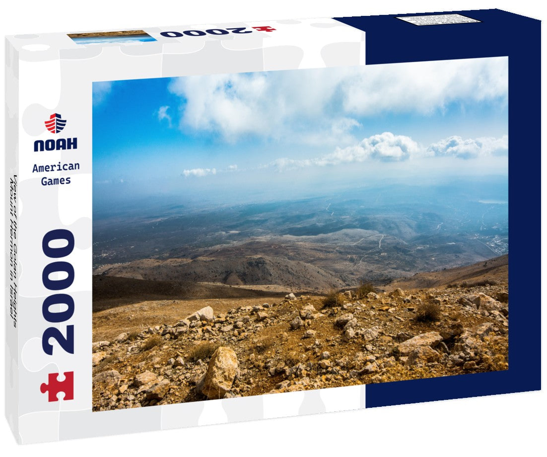 Noah Jigsaw Puzzle View of the Golan Heights, Mount Hermon in Israel 2000 Pieces