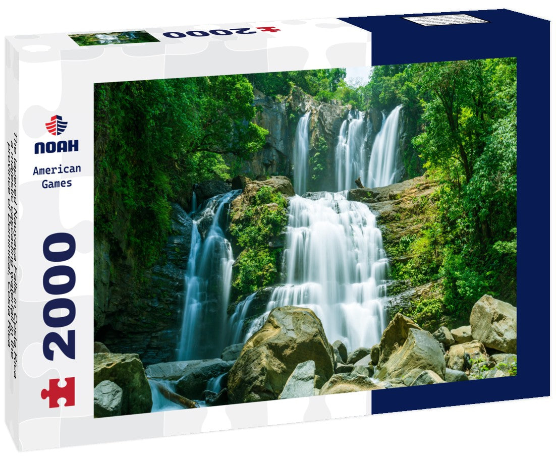 Noah Jigsaw Puzzle The tapered Nauyaca Falls in Costa Rica, a majestic cascading waterfall in the province of Dominical, Costa Rica 2000 Pieces