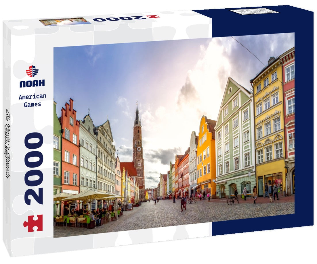 Noah Jigsaw Puzzle St. Martin's Church, Old Town, Landshut, Germany 2000 Pieces