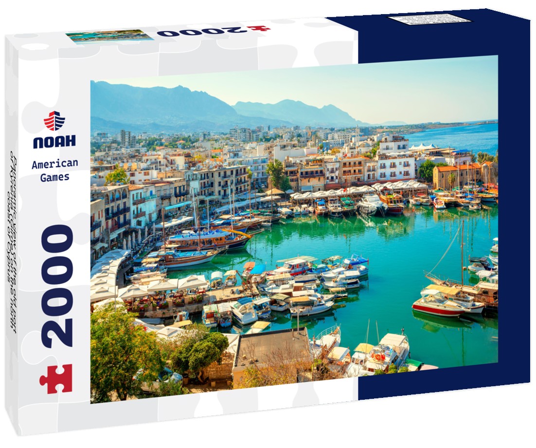 the old port of Kyrenia (Girne) on the north coast of Cyprus 2000pc Puzzle