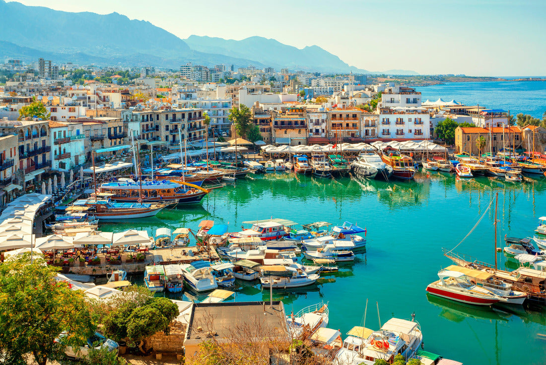 the old port of Kyrenia (Girne) on the north coast of Cyprus 2000pc Puzzle