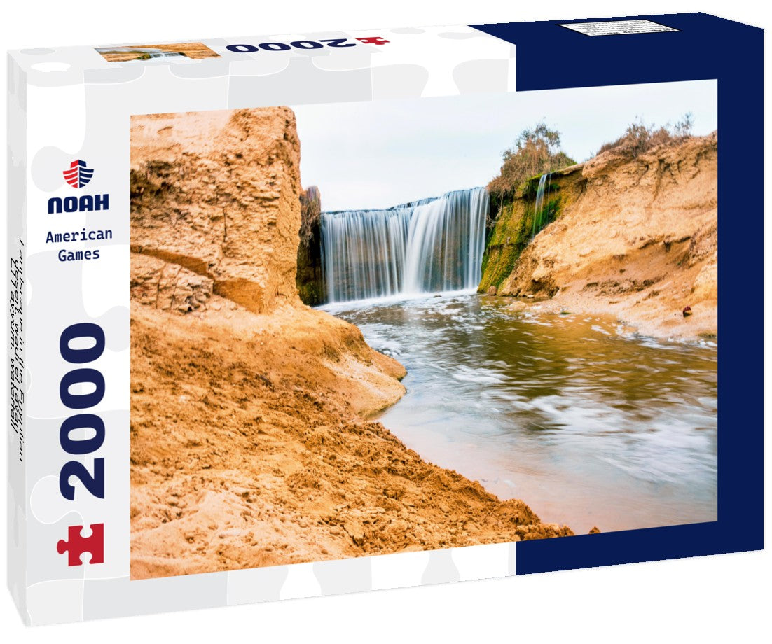 Noah Jigsaw Puzzle Landscape in the Egyptian desert - wadi el rayan - El Fayyum - waterfall 2000 Pieces