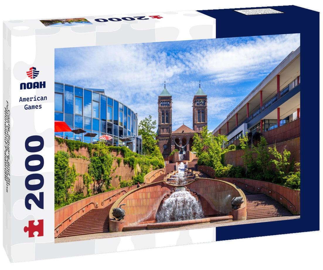 Noah Jigsaw Puzzle Castle Square and St. Pirmin Church, Pirmasens, Rhineland-Palatinate, Germany 2000 Pieces