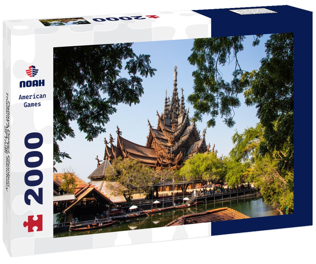 Noah Jigsaw Puzzle Pattaya District Chonburi Thailand Asia The Sanctuary of Truth 2000 Pieces