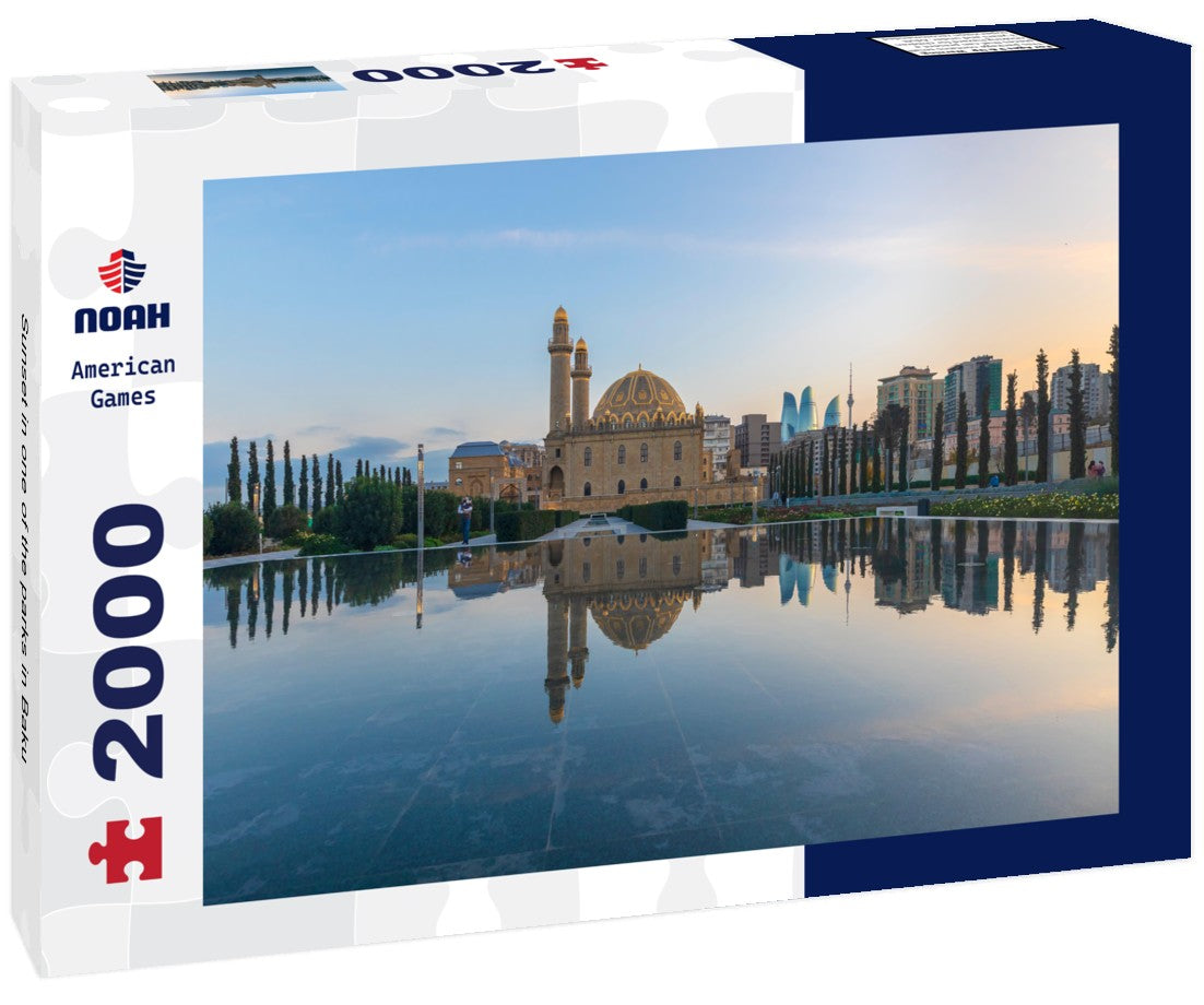 Noah Jigsaw Puzzle Sunset in one of the parks in Baku 2000 Pieces