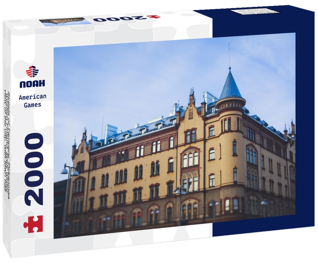 Noah Jigsaw Puzzle Streets of Tampere, Pirkanmaa, western Finland, lively winter view of the city, with town hall, church and cathedral 2000 Pieces