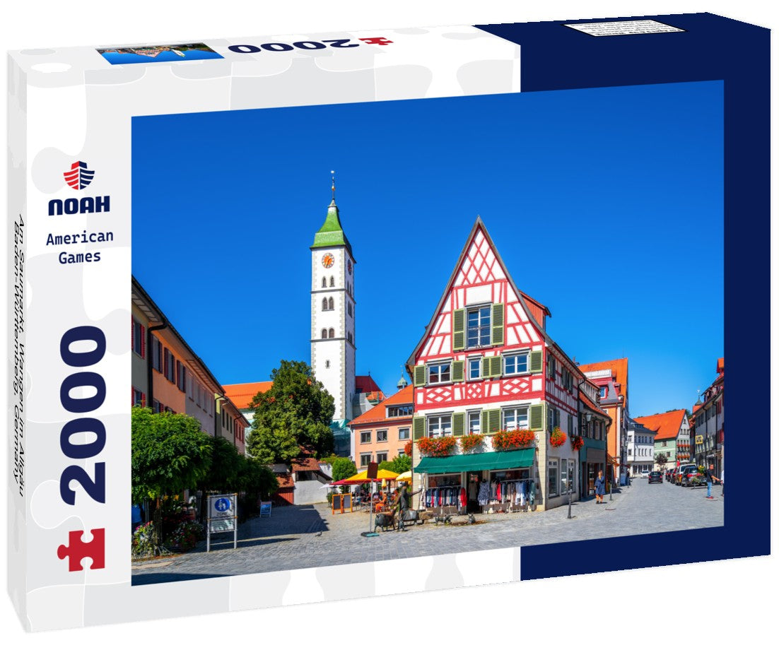 Noah Jigsaw Puzzle Am Saumarkt, Wangen im Allgäu, Baden-Württemberg, Germany 2000 Pieces
